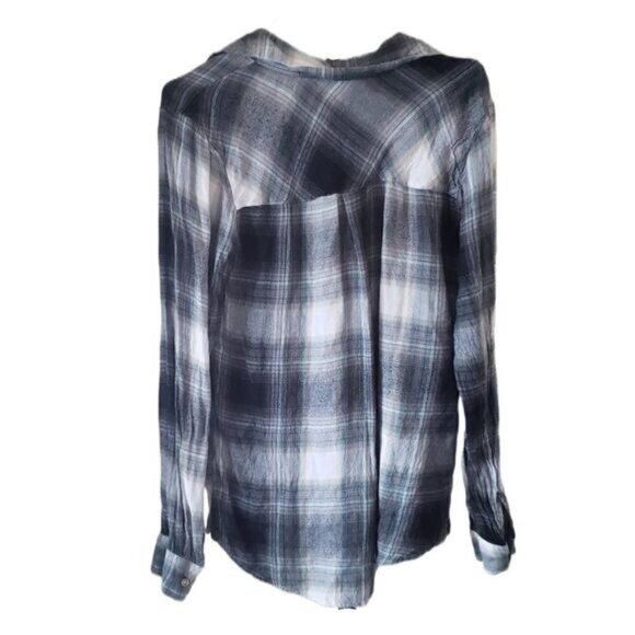 Sky & Sparrow Women's Pullover Lightweight Flannel Shirt - Picture 2 of 2